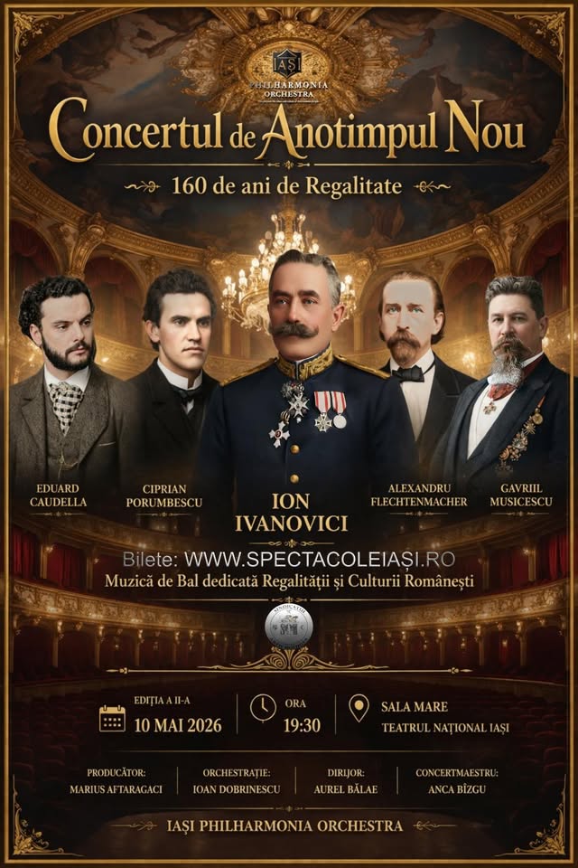 CONCERT DE ANOTIMPUL NOU – 𝟏𝟔𝟎 𝐚𝐧𝐢 𝐝𝐞 𝐑𝐞𝐠𝐚𝐥𝐢𝐭𝐚𝐭𝐞