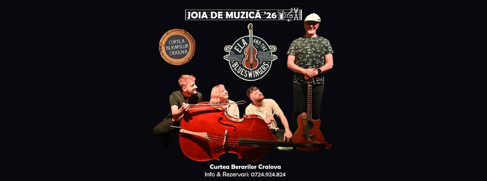 Joia de muzică 🎶 – Ela and The Blueswingers Live la Curte