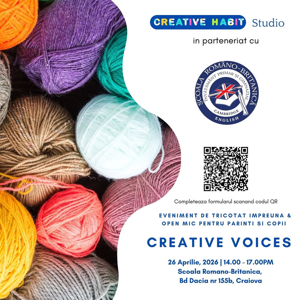 Creative Voices – eveniment creativ pentru părinți și copii