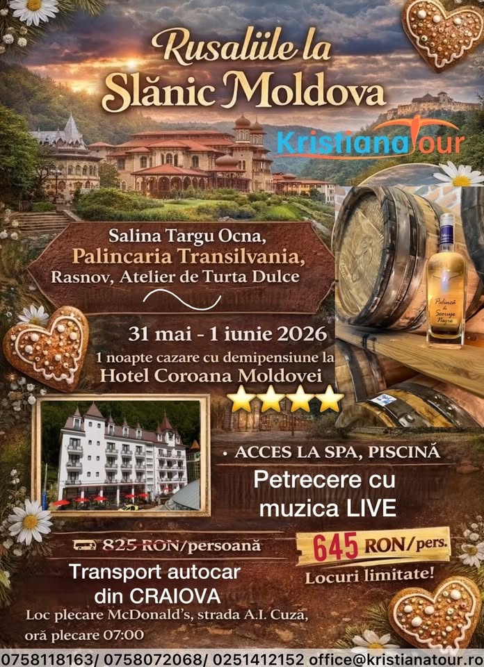 Rusaliile la Slanic Moldova