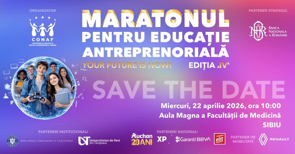 Maratonul pentru Educație Antreprenorială, ediția a IV-A, SIBIU