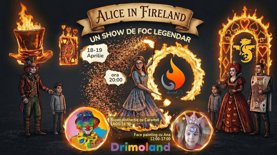UN SHOW DE FOC LEGENDAR: ALICE IN FIRELAND 🔥