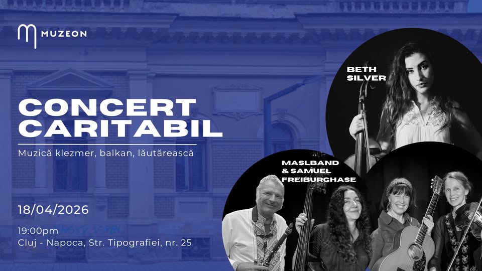 🎻 Concert Caritabil: Muzică klezmer, balkan, lăutărească