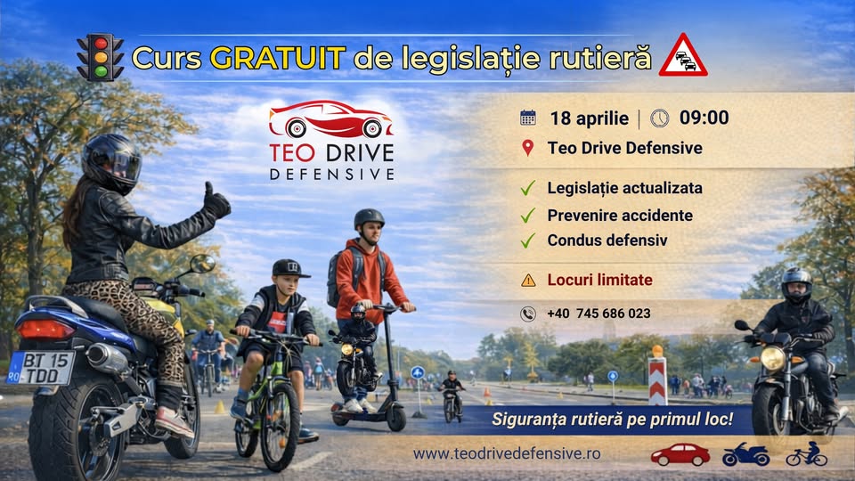 Curs GRATUIT de legislație rutieră