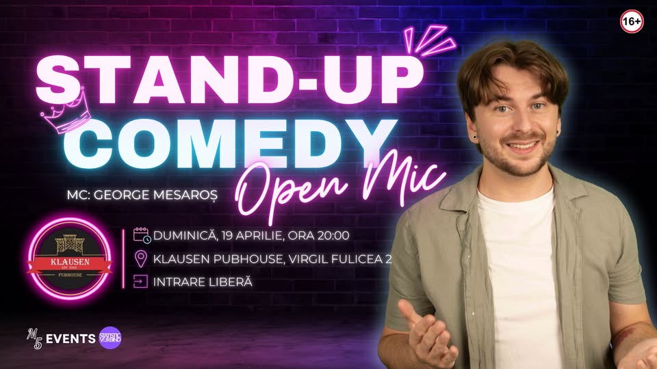 Stand-up Comedy Open-Mic cu George Mesaroș | Klausen Pubhouse