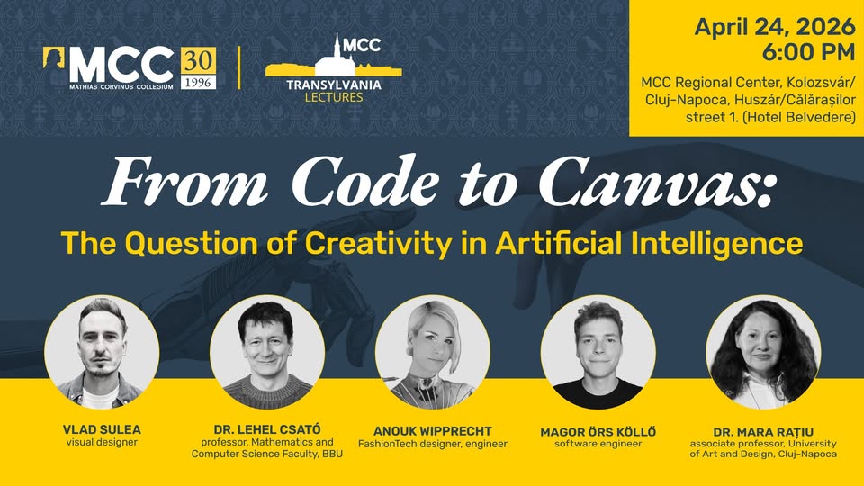 Transylvania Lectures: From Code to Canvas – The Question of Creativity in Artificial Intelligence
