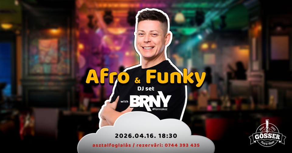 Afro & Funky DJ Set w/ BRNY | April 16