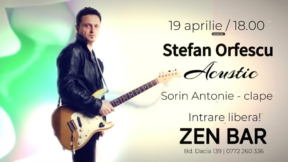 Ștefan Orfescu live la Zen Bar