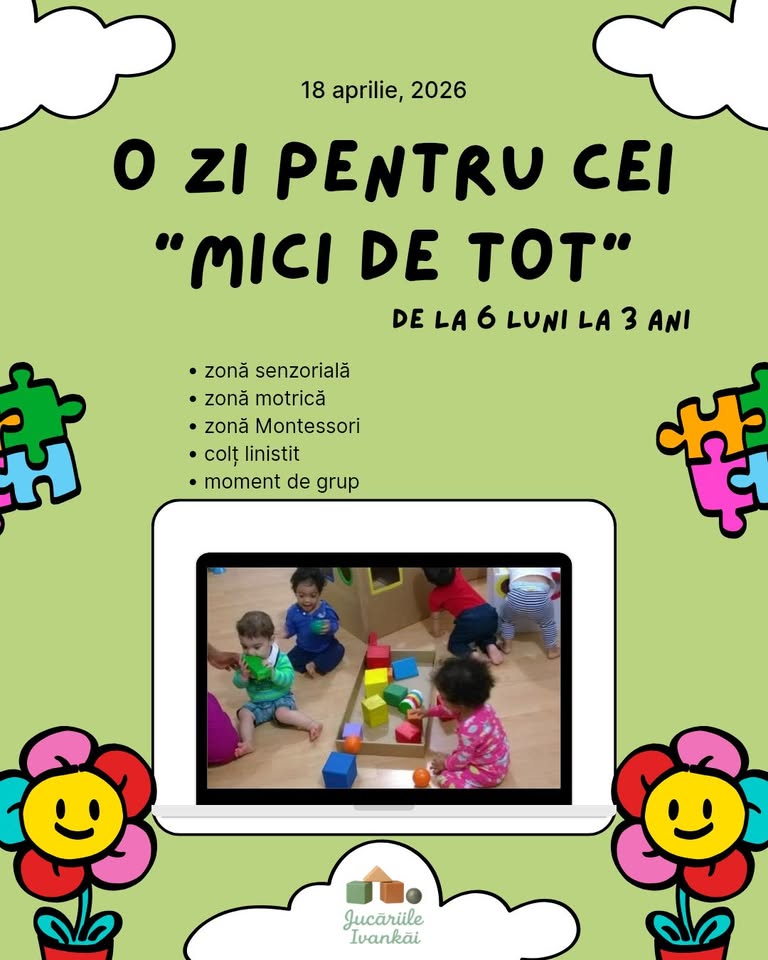 Activități pentru copii de la 6 luni la 3 ani