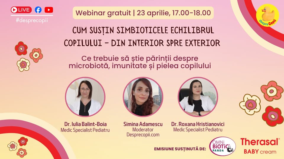 CUM SUSȚIN SIMBIOTICELE ECHILIBRUL COPILULUI 🦠 DIN INTERIOR SPRE EXTERIOR