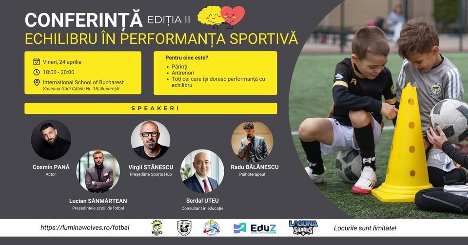 CONFERINȚĂ | ECHILIBRU ÎN PERFORMANȚA SPORTIVĂ – EDIȚIA II