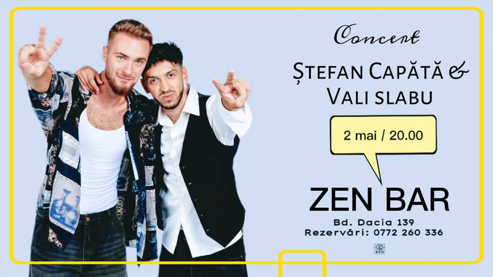 Stefan Capătă & Vali Slabu live la Zen Bar