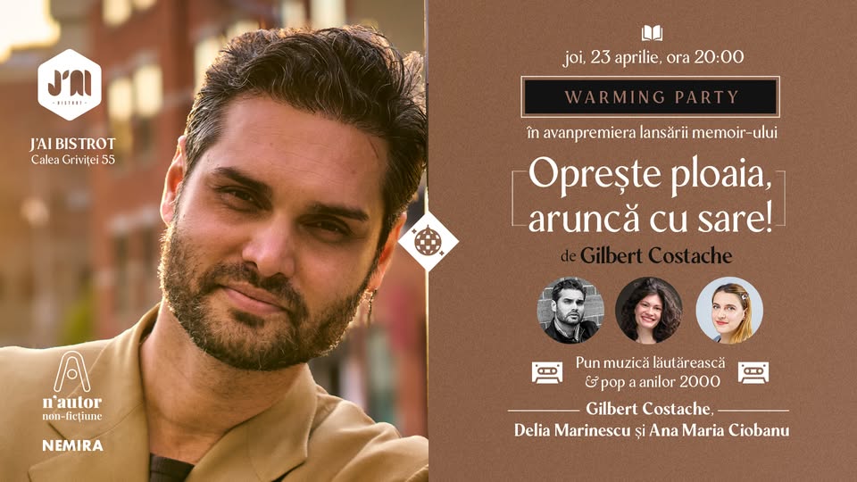 Warming party în avanpremiera lansării memoir-ului