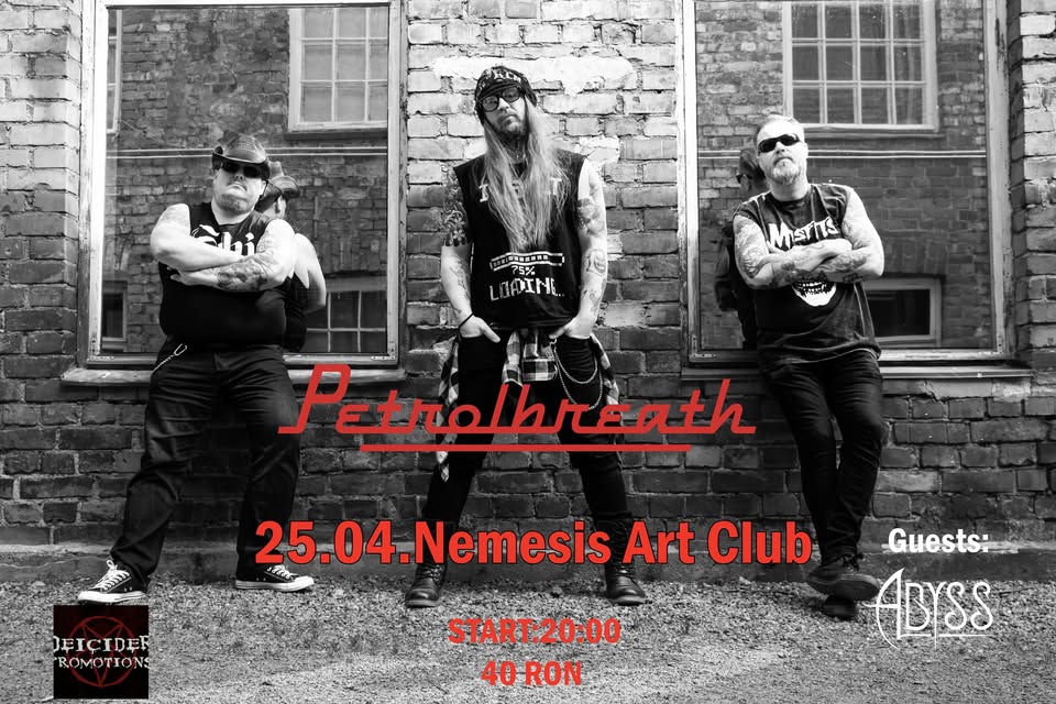 Petrolbreath (Finland) + Abyss(Timisoara) +OcH(Timisoara) – @Nemesis Art Club