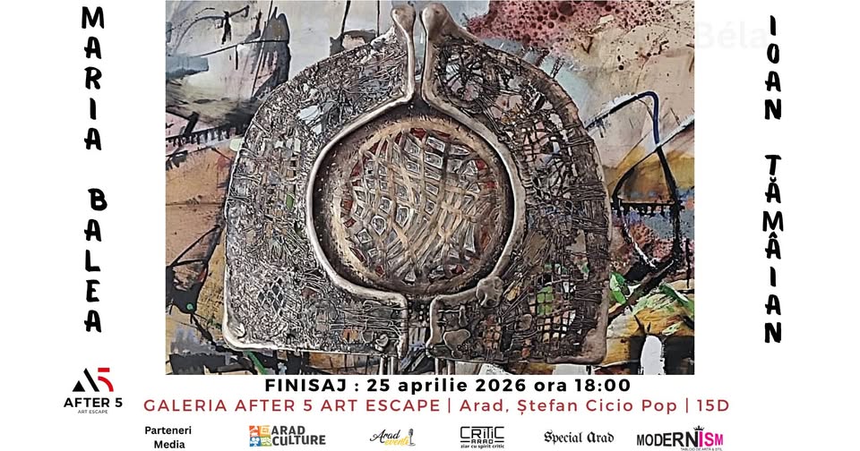 Finisaj : MARIA BALEA & IOAN TĂMÂIAN – Expoziție de pictură și artă decorativă