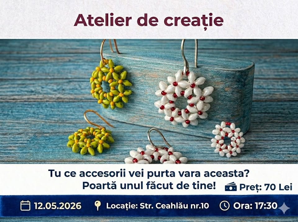 Atelier de mărgelit – Cercei