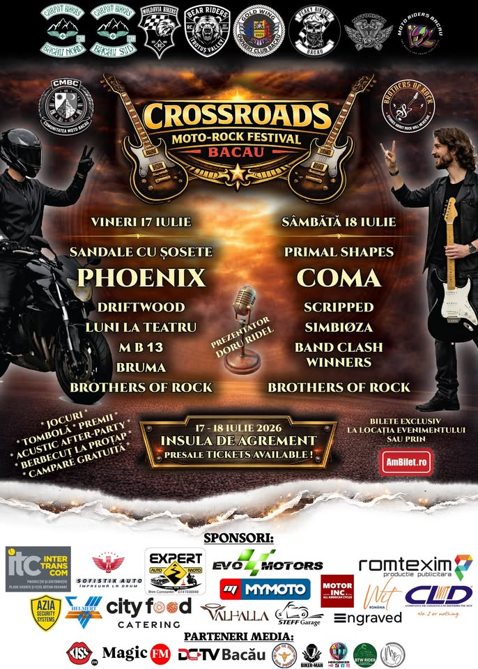 Crossroads Moto-Rock Festival Bacău 2026