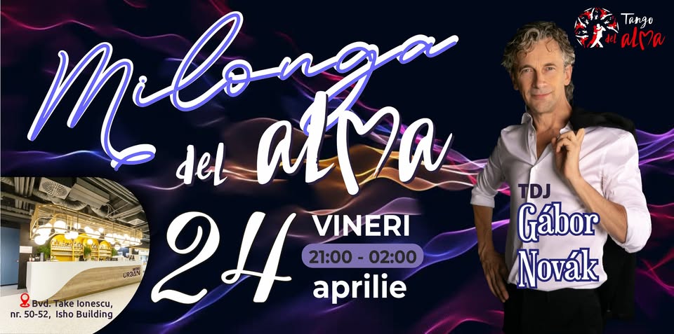 ✨ Milonga del Alma – with Gábor Novák – Vineri, 24.04.2026✨