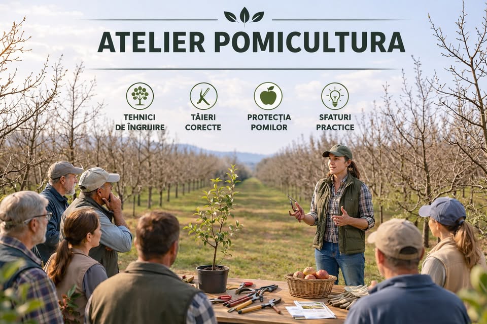 Atelier Pomi fructiferi-formarea coroanelor