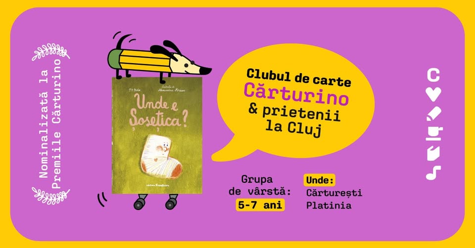 Cărturino & prietenii la Cluj | Club de carte pentru copii