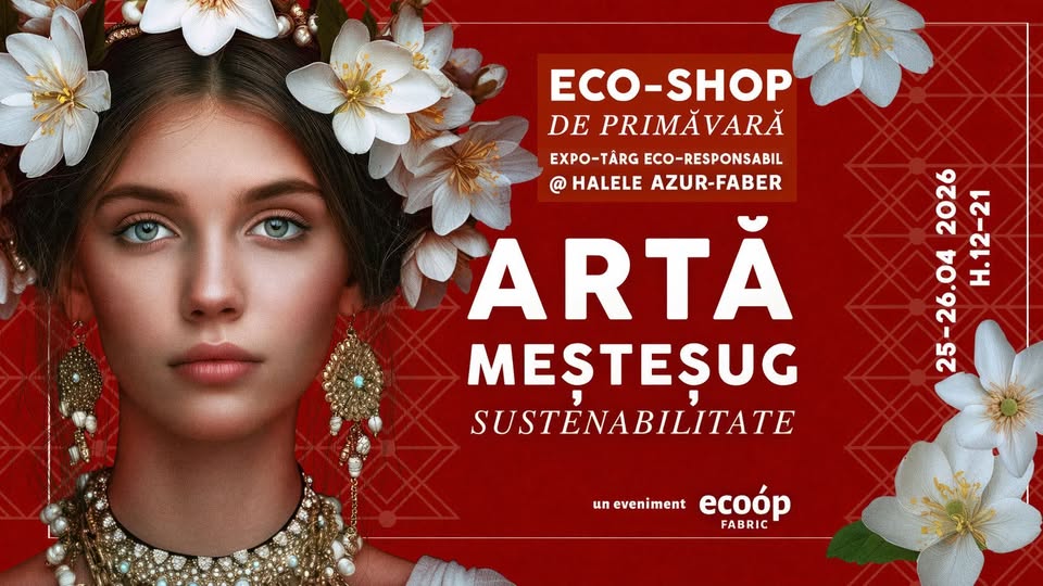 Eco-shop de Primăvară @Halele Azur I – Târg de artă, meșteșug & sustenabilitate