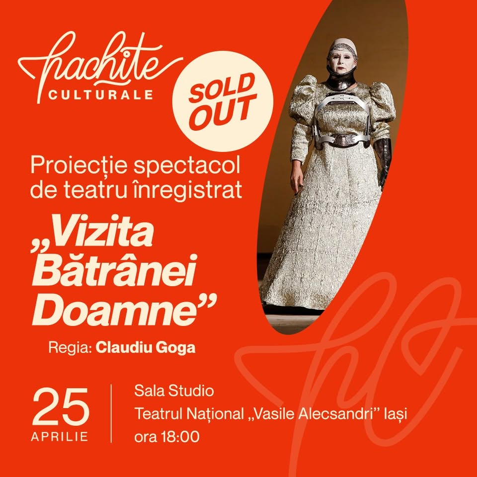 Proiecție spectacol de teatru înregistrat – Vizita Bătrânei Doamne