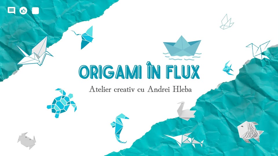 ORIGAMI ÎN FLUX / Atelier creativ cu Andrei Hleba