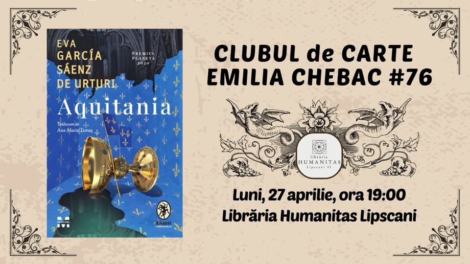 Clubul de carte Emilia Chebac #76