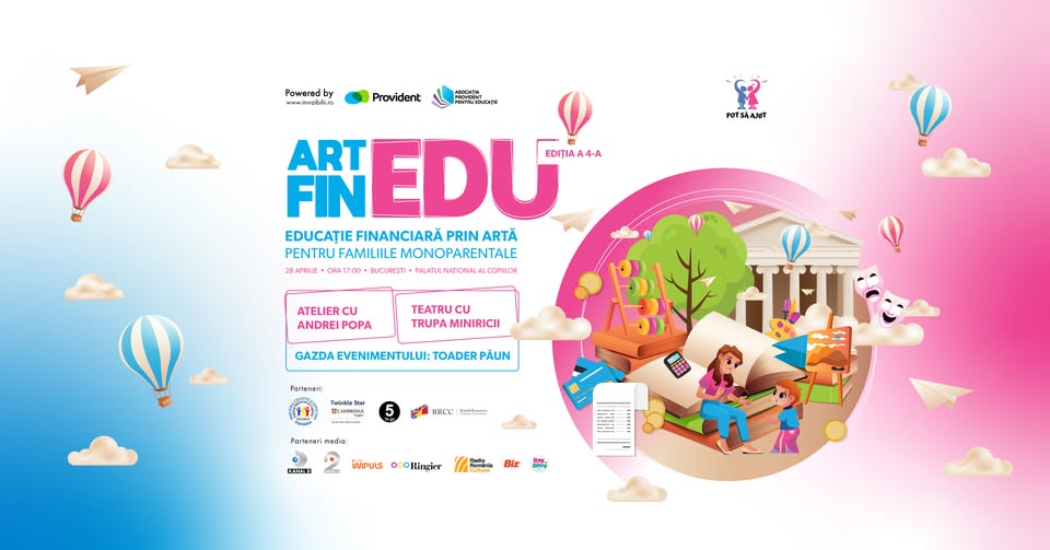 ArtFinEdu – educație financiară prin artă pentru familiile monoparentale │ Ediția 4
