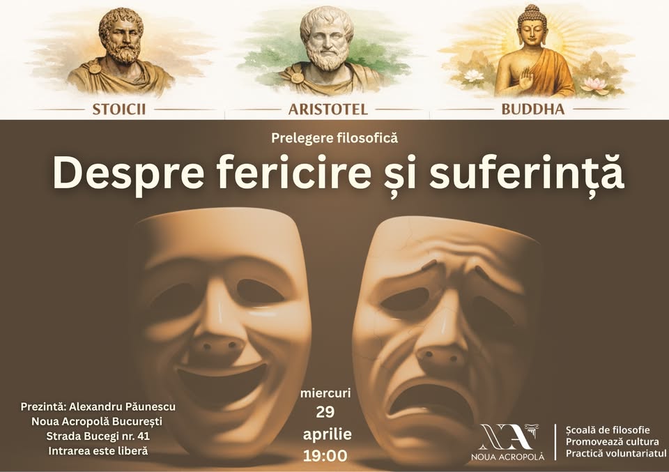 Conferință – Despre fericire și suferință