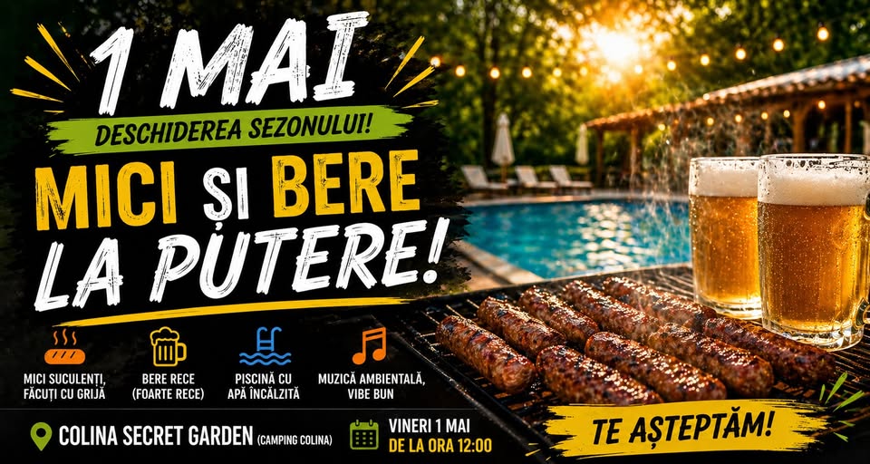 1 Mai :: Mici si Bere la Putere :: Deschiderea sezonului 2026
