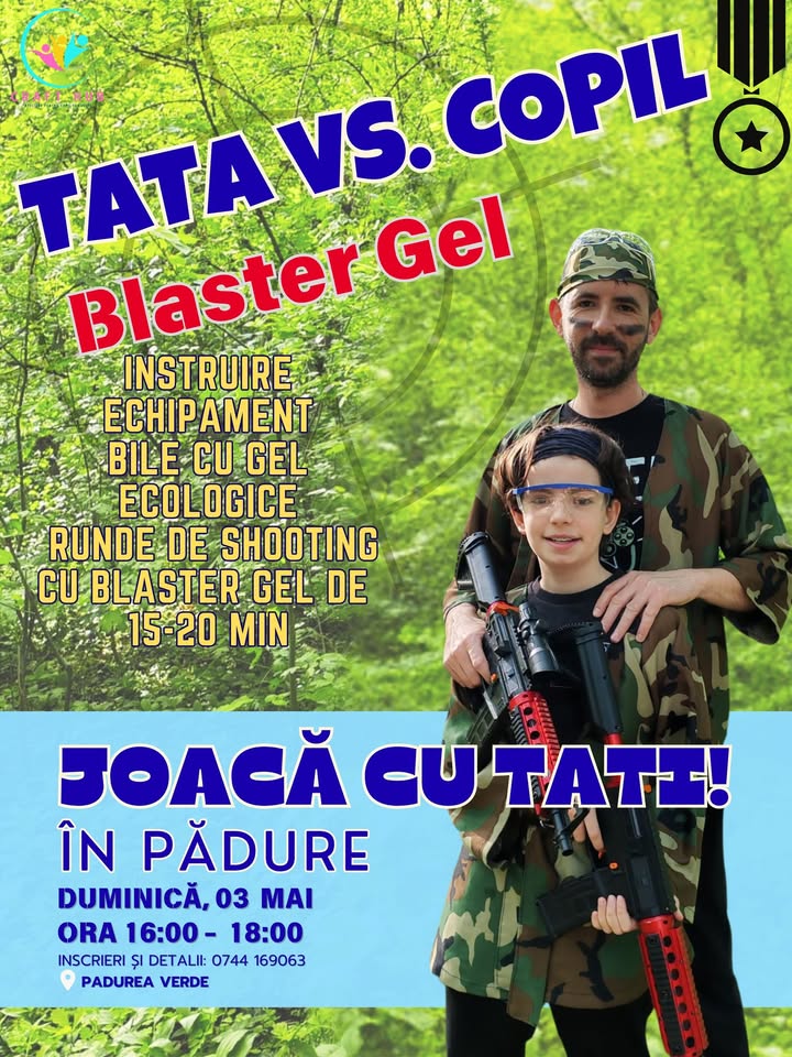 Joaca cu TATI. IN PADURE