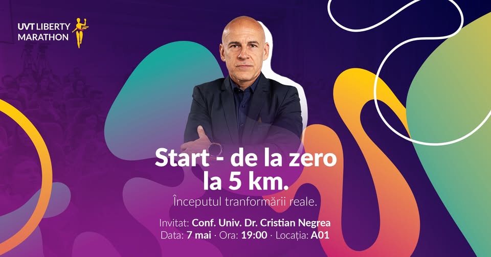 Start – de la zero la 5 km. Începutul tranformării reale | Conf. Dr. Cristian Negrea