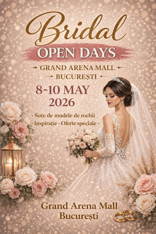 Bridal Open Days – Grand Arena Mall Bucuresti