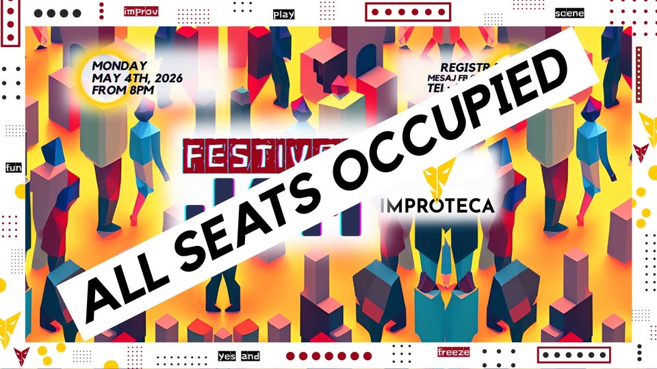 [all seats occupied] 🎉 Festival Jam ⛹️ Improv Jam 4th of May – Improteca The Festival 2026