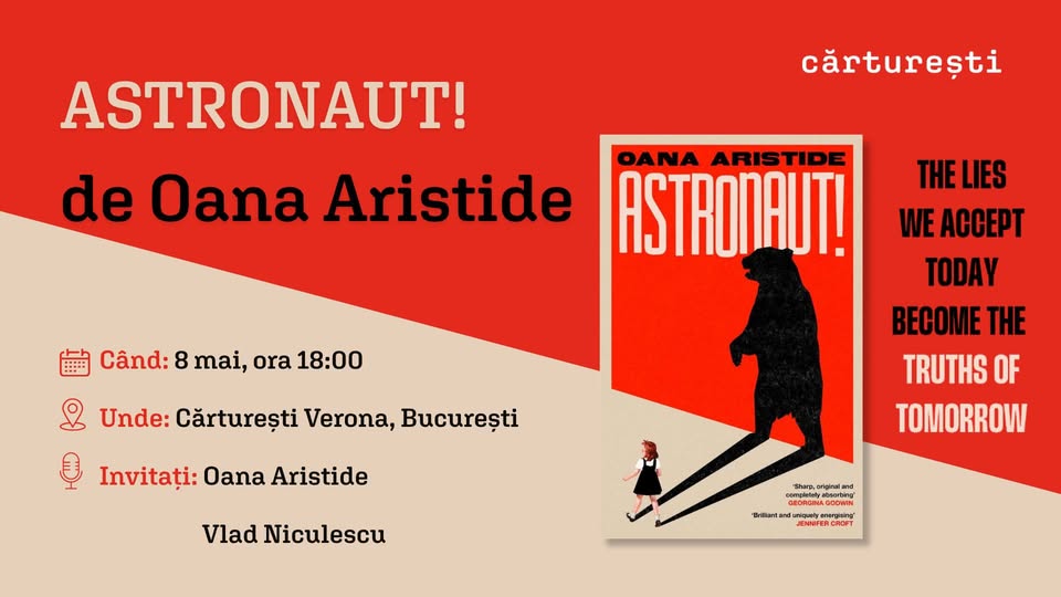 Lansare de carte: Astronaut!, de Oana Aristide