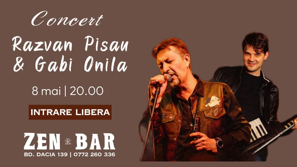 Răzvan Pisău și Attyla Vass live la Zen Bar