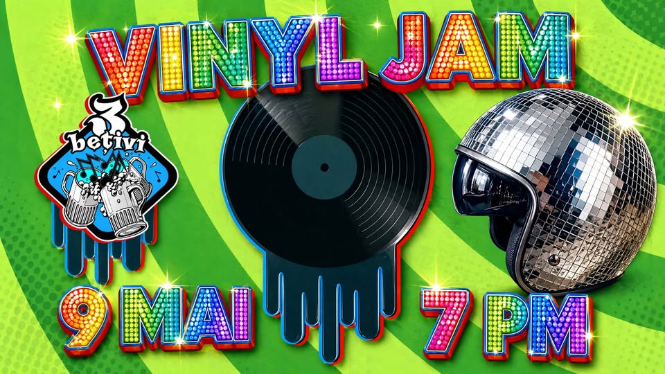 Vinyl Jam @ 9 May 7 PM