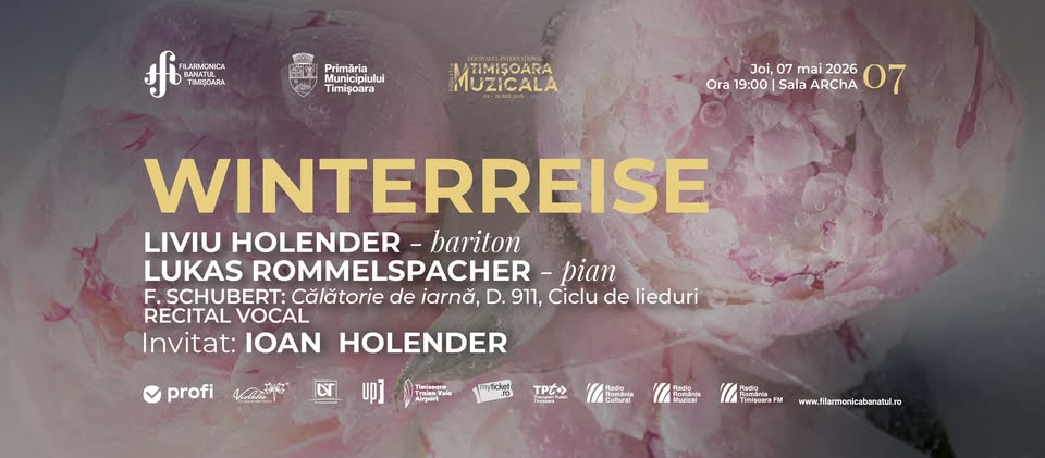 Winterreise | recital vocal | Liviu Holender – bariton | Lukas Rommelspacher – pian | Sala ARChA UPT