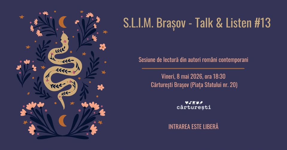 S.L.I.M. Brașov – Talk & Listen, ediția a 13-a