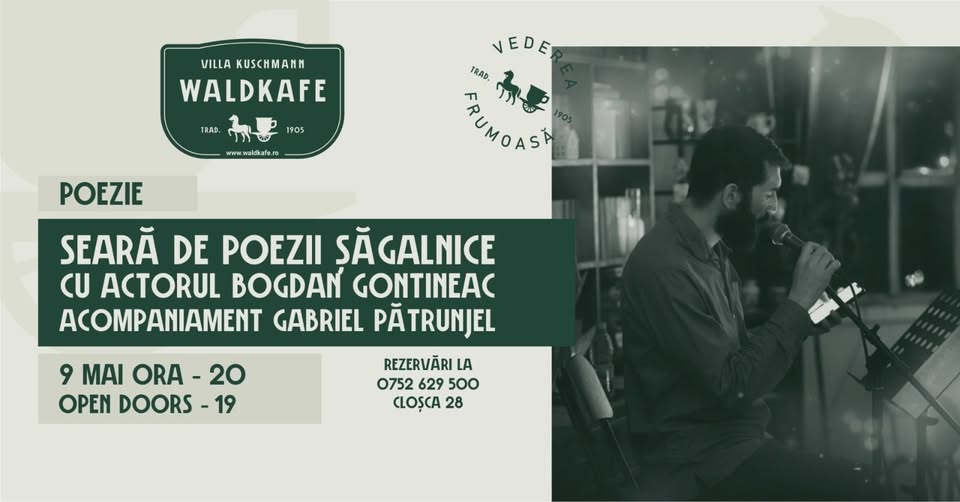 Seară de Poezii Șăgalnice cu Bogdan Gontineac & Gabriel Pătrunjel