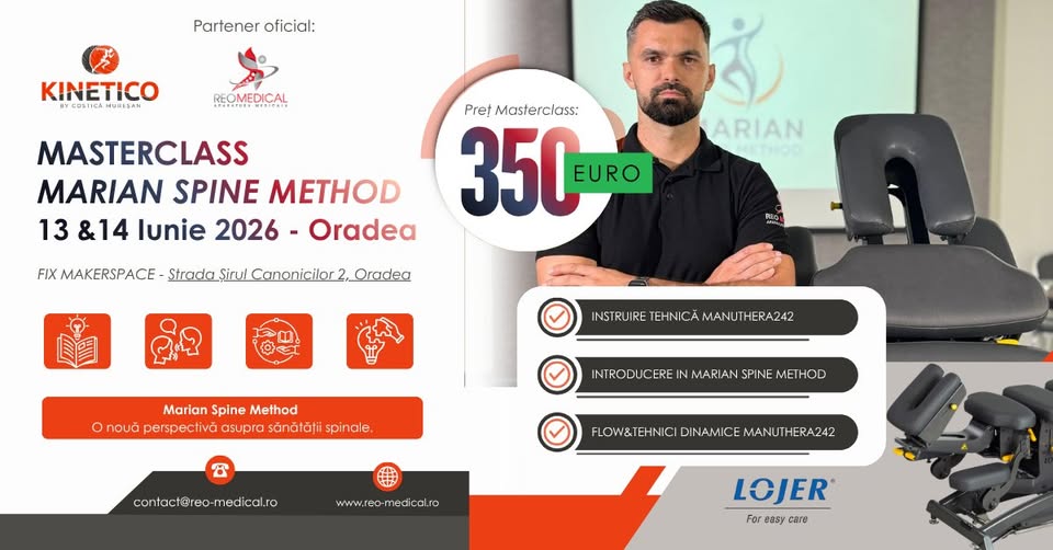 Mobilizarea spinală în 3D cu masa de tratament Manuthera242