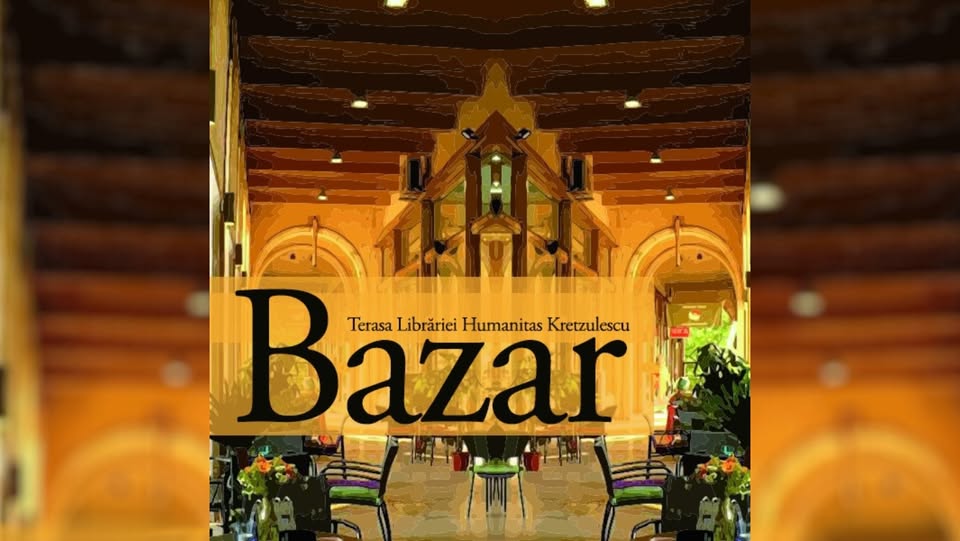 BAZAR de carte pe terasa librăriei – prețuri începând cu 5 lei la sute de cărți