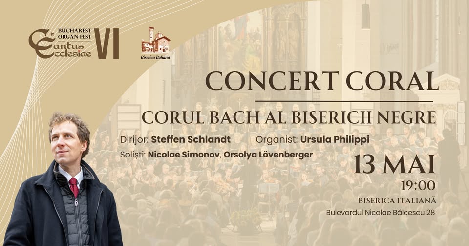 Concert coral – Corul Bach al Bisericii Negre