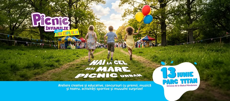 Picnic în Familie – ediția de Ziua Copilului  | 13 iunie 2026