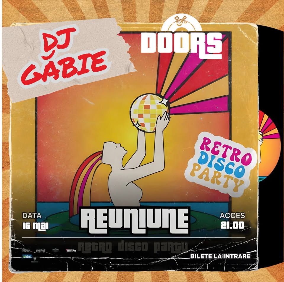 Reuniune-Retro Disco Party @Doors