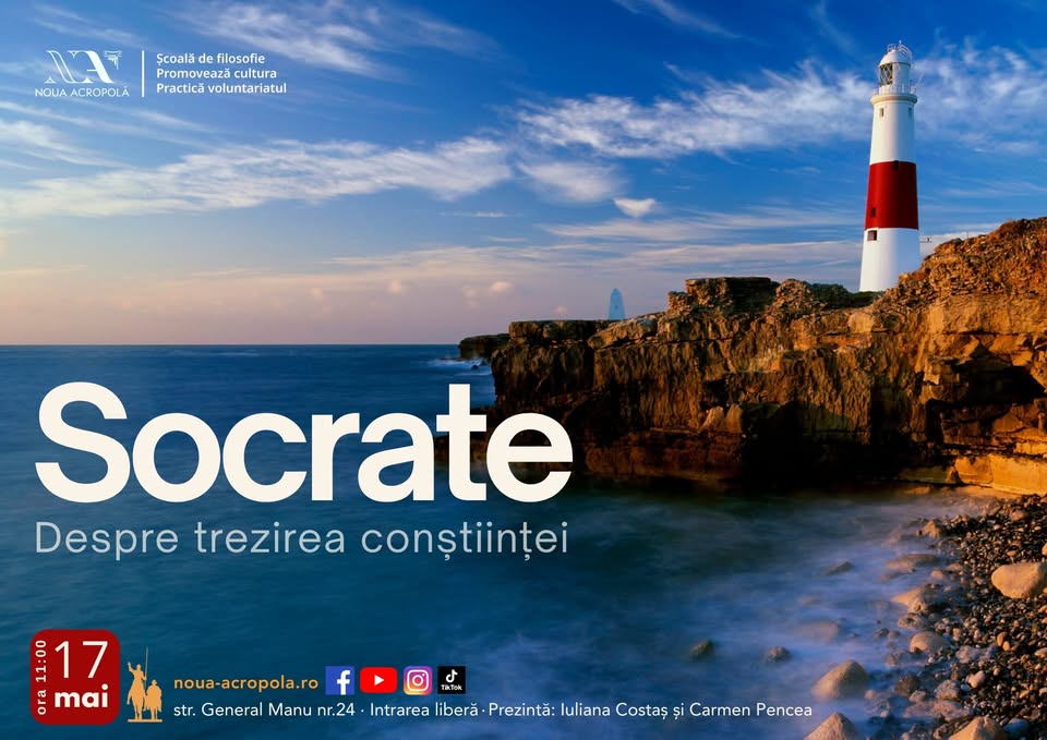 Conferință filosofică – Socrate – Despre trezirea conștiinței