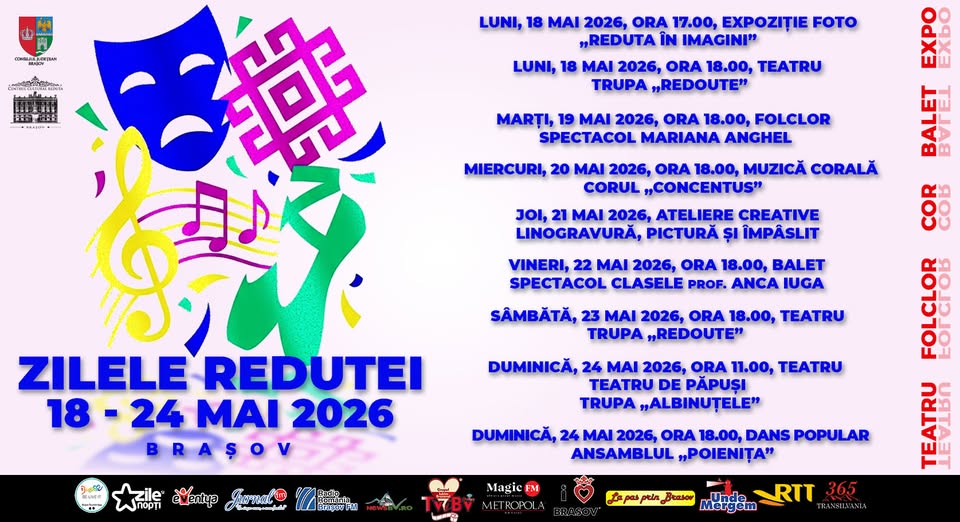 🎭 ZILELE REDUTEI | 18 – 24 MAI 2026 🎶