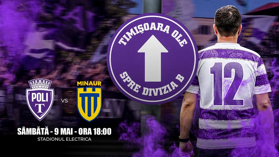 SPRE DIVIZIA “B” | Politehnica Timișoara vs Minaur Baia-Mare