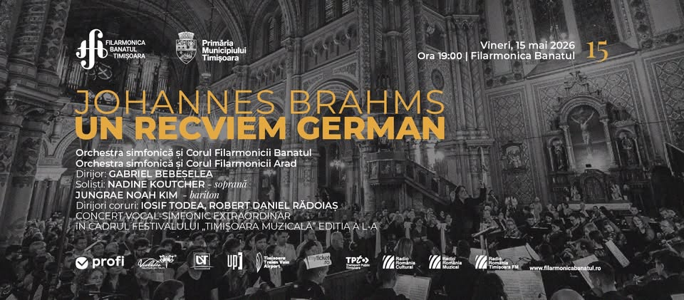 Orchestrele și Corurile Filarmonicilor din Timișoara și Arad | Dirijor: Gabriel Bebeșelea